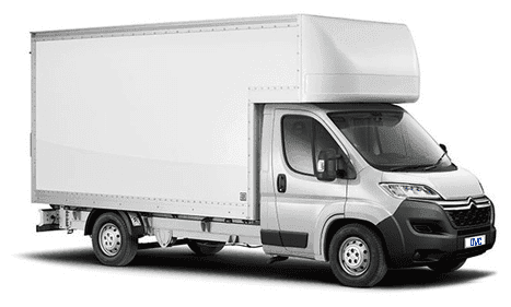 Box Van & Tail Lift — Citroën Relay Luton or similar